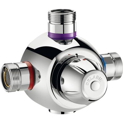 Mitigeur thermostatique centralisé PREMIX CONFORT 3/4'' débit 55 DELABIE 731002 - Publicité Mitigeur thermostatique centralisé PREMIX CONFORT 3/4'' débit 55 DELABIE 731002 - Publicité