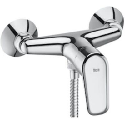 ROCA A5A2A87C00 Mitigeur douche mural - Chrome - Publicité ROCA A5A2A87C00 Mitigeur douche mural - Chrome - Publicité