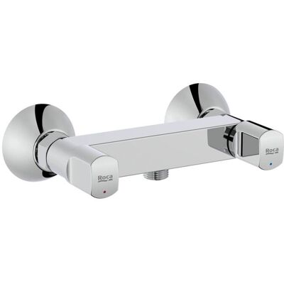 Mélangeur de douche BRAVA avec raccords excentrés ROCA A5A208EC0F - Publicité Mélangeur de douche BRAVA avec raccords excentrés ROCA A5A208EC0F - Publicité