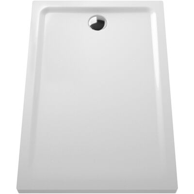 Receveur de douche VITRA ARKITEKT - Ultra-plat, émaillé 3 côtés - 90 mm de bonde - Publicité Receveur de douche VITRA ARKITEKT - Ultra-plat, émaillé 3 côtés - 90 mm de bonde - Publicité