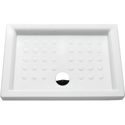 Receveur à poser POLO carré 100x80x8 cm rectangulaire blanc ROCA WMT1CA11Z000001 Blanc - Publicité Receveur à poser POLO carré 100x80x8 cm rectangulaire blanc ROCA WMT1CA11Z000001 Blanc - Publicité