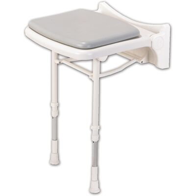 Akw International Siège de douche compact rembourré - Siège de douche - Publicité Akw International Siège de douche compact rembourré - Siège de douche - Publicité