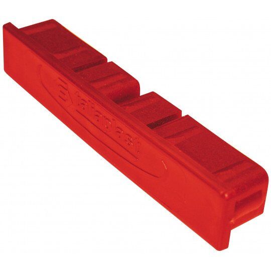 TALIAPLAST Embout en plastique de règle aluminium 100 x 18 mm rouge - TALIAPLAST - 380110