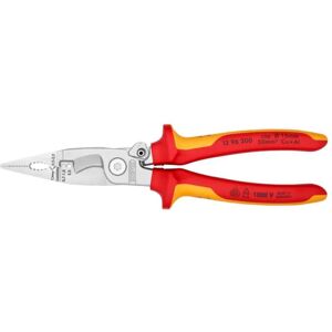 KNIPEX Pince pour installations électriques chromée 200mm - KNIPEX - 13 96 200