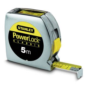 Stanley Mètre ruban Powerlock 5mx19mm lecture directe - STANLEY - 0-33-932