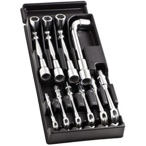 Facom 75-1PB Ensemble de 10 clés à pipe ouvertes - Module de clé à douille - Publicité Facom 75-1PB Ensemble de 10 clés à pipe ouvertes - Module de clé à douille - Publicité