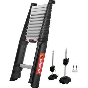 Echelle télescopique automatique PRIME LINE 4,1 m avec stabilisateur et pied TELESTEPS TEL-72241STAB/PPS - Publicité Echelle télescopique automatique PRIME LINE 4,1 m avec stabilisateur et pied TELESTEPS TEL-72241STAB/PPS - Publicité
