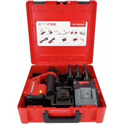 Sertisseuse 18 V ROMAX COMPACT III Set TH16-20-26 + 1 batterie 2 Ah + chargeur EU ROTHENBERGER 1000004280 - Publicité Sertisseuse 18 V ROMAX COMPACT III Set TH16-20-26 + 1 batterie 2 Ah + chargeur EU ROTHENBERGER 1000004280 - Publicité
