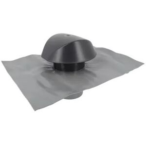 Chapeau de ventilation D100 anthracite avec collerette d'étanchéité NICOLL VVE10A - Publicité Chapeau de ventilation D100 anthracite avec collerette d'étanchéité NICOLL VVE10A - Publicité