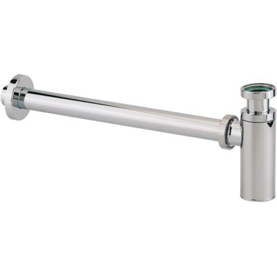 Siphon de lavabo réglable en chrome - Valentin - 50/120mm - Sortie murale 300mm - Publicité Siphon de lavabo réglable en chrome - Valentin - 50/120mm - Sortie murale 300mm - Publicité