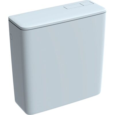 Réservoir double touche NF alimentation latérale blanc GEBERIT 128.317.11.5 Blanc - Publicité Réservoir double touche NF alimentation latérale blanc GEBERIT 128.317.11.5 Blanc - Publicité