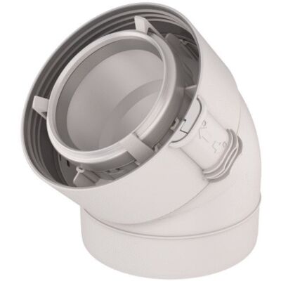 Coude 45° Rolux condensation 80/125 PPTL/PVC UBBINK 229500 - Publicité Coude 45° Rolux condensation 80/125 PPTL/PVC UBBINK 229500 - Publicité