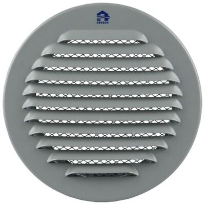 Grille ronde Renson couleur naturelle 435R aluminium - 100mm - Publicité Grille ronde Renson couleur naturelle 435R aluminium - 100mm - Publicité