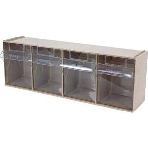 Organisateur de rangement beige NOVAP avec 4 tiroirs - Publicité Organisateur de rangement beige NOVAP avec 4 tiroirs - Publicité