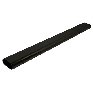 DUVAL Tube de penderie ovale 30x15 LG 2,5m alu noir mat RAL 9005 - DUVAL - 51-0145-0125