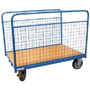 Chariot à ridelles grillage capacité 500 kg FIMM 800005349 - Publicité Chariot à ridelles grillage capacité 500 kg FIMM 800005349 - Publicité