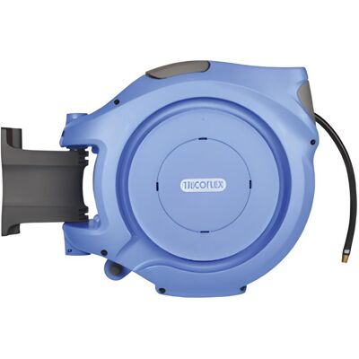 Dévidoir mural automatique AutoReel Pro pour eau et air comprimé 20 m TRICOFLEX 25 010 000 Bleu - Publicité Dévidoir mural automatique AutoReel Pro pour eau et air comprimé 20 m TRICOFLEX 25 010 000 Bleu - Publicité