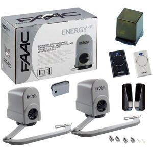 FAAC Kit Energy pour portail battant 24V - FAAC - 104575144