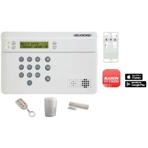 ELKRON Kit alarme sans fil complet - ELKRON - KCR200GSM