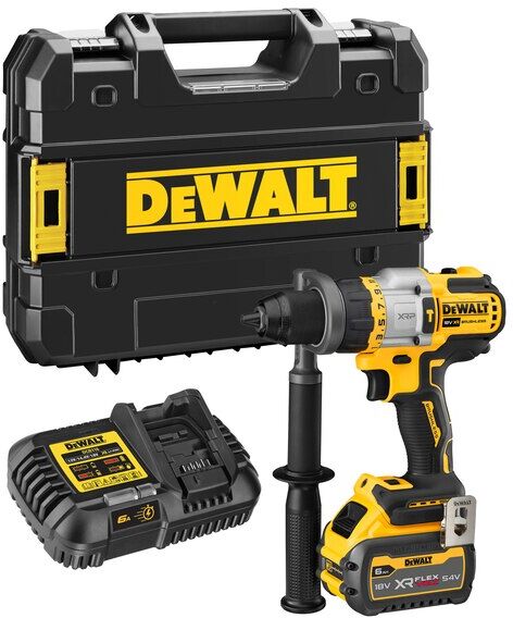 Perceuse-visseuse à percussion 18V Premium XRP Advantage + batterie 6Ah + chargeur + coffret T-STAK - DEWALT - DCD999T1-QW