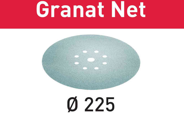 Abrasif maillé GRANAT STF D225 P240 GR NET/25 Net - FESTOOL - 203318