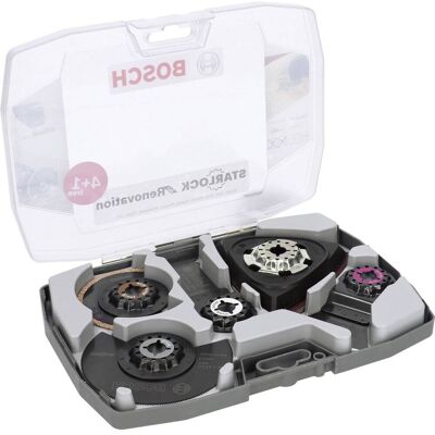 Coffret GOP Starlock Renovation 5 pièces lames et abrasifs BOSCH 2608664624 - Publicité Coffret GOP Starlock Renovation 5 pièces lames et abrasifs BOSCH 2608664624 - Publicité