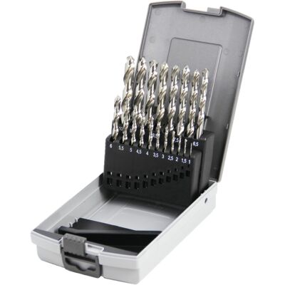 Coffret de 19 forets HSS taillés meulés HANGER 155190 - Publicité Coffret de 19 forets HSS taillés meulés HANGER 155190 - Publicité
