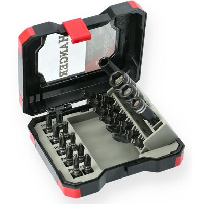Ensemble d'outils à choc HANGER - 20 pièces avec embouts et porte-embout magnétique - Publicité Ensemble d'outils à choc HANGER - 20 pièces avec embouts et porte-embout magnétique - Publicité