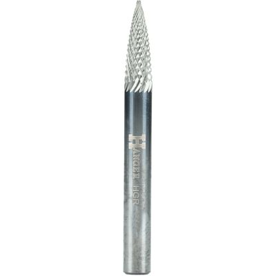 Fraise carbure ogive pointue 12 x 25 mm longueur 65 mm HANGER 151412 - Publicité Fraise carbure ogive pointue 12 x 25 mm longueur 65 mm HANGER 151412 - Publicité
