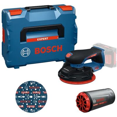 Ponceuse excentrique 18 V EXEX18V-150-5 (sans batterie ni chargeur) + coffret L-BOXX BOSCH EXPERT 0601372900 - Publicité Ponceuse excentrique 18 V EXEX18V-150-5 (sans batterie ni chargeur) + coffret L-BOXX BOSCH EXPERT 0601372900 - Publicité