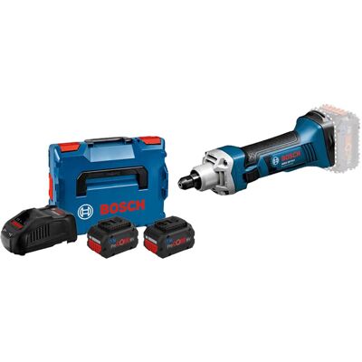 Meuleuse droite 18V GGS 18 V-LI + 2 batteries Procore 5,5Ah + chargeur + coffret L-BOXX BOSCH 06019B530C - Publicité Meuleuse droite 18V GGS 18 V-LI + 2 batteries Procore 5,5Ah + chargeur + coffret L-BOXX BOSCH 06019B530C - Publicité