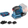 Ponceuse vibrante 18V GSS 18V-10 + 2 batteries Procore 4Ah + chargeur GAL 18V-40 + coffret L-BOXX - BOSCH - 06019D020Q