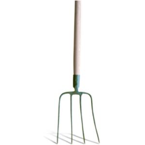 Fourche à fumier 4 dents avec manche bois 130 cm MERCIER 7706 - Publicité Fourche à fumier 4 dents avec manche bois 130 cm MERCIER 7706 - Publicité
