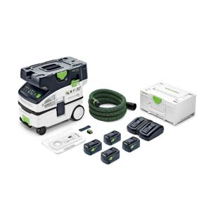 Festool Aspirateur 18V CLEANTEC CTLC MINI I-Plus + set Energie SYS 18 V 4 x 5,2 / TCL 6 DUO - FESTOOL - 577149