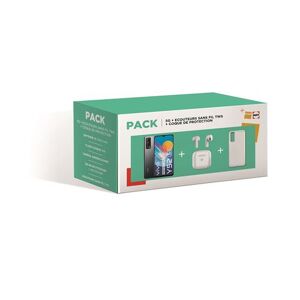 Vivo Pack Smartphone Vivo Y52 6.58" 128 Go Double SIM 5G Noir + Ecouteurs sans fil True Wireless Blanc + Coque de protection Blanc - Publicité