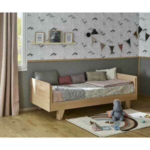 Ma Chambre d'Enfant Lit gigogne enfant Nature  Bois naturel 80x200 cm