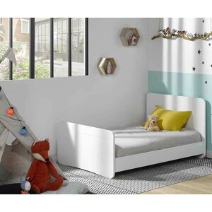 Ma Chambre d'Enfant Lit evolutif enfant Willow  Blanc 90x140 a 90x190 cm