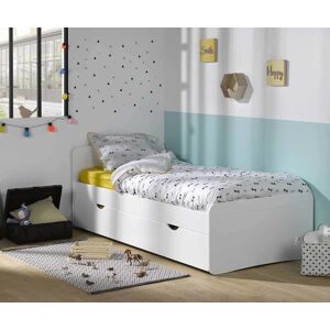 Ma Chambre d'Enfant Lit enfant Willow  Blanc 90x200 cm