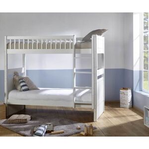 Ma Chambre d'Enfant Lit superpose enfant evolutif couchage haut Rio  Blanc 90x190 cm