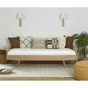 Ma Chambre d'Enfant Lit banquette ado Eden  Bois naturel 90x190 cm