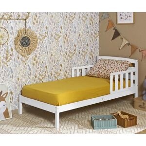 Ma Chambre d'Enfant Petit lit enfant avec sommier Kanto  Blanc 70x140 cm