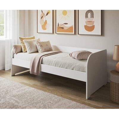 Ma Chambre d'Enfant Lit adulte avec sommier Bali Blanc 80x200 cm - Publicité Ma Chambre d'Enfant Lit adulte avec sommier Bali Blanc 80x200 cm - Publicité