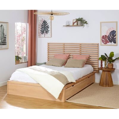 Ma Chambre d'Enfant Lit en hêtre avec tête de lit Elvy - 140x200 cm - Publicité Ma Chambre d'Enfant Lit en hêtre avec tête de lit Elvy - 140x200 cm - Publicité
