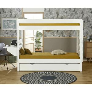 Ma Chambre d'Enfant Lit superposé enfant haut avec bureau Kids