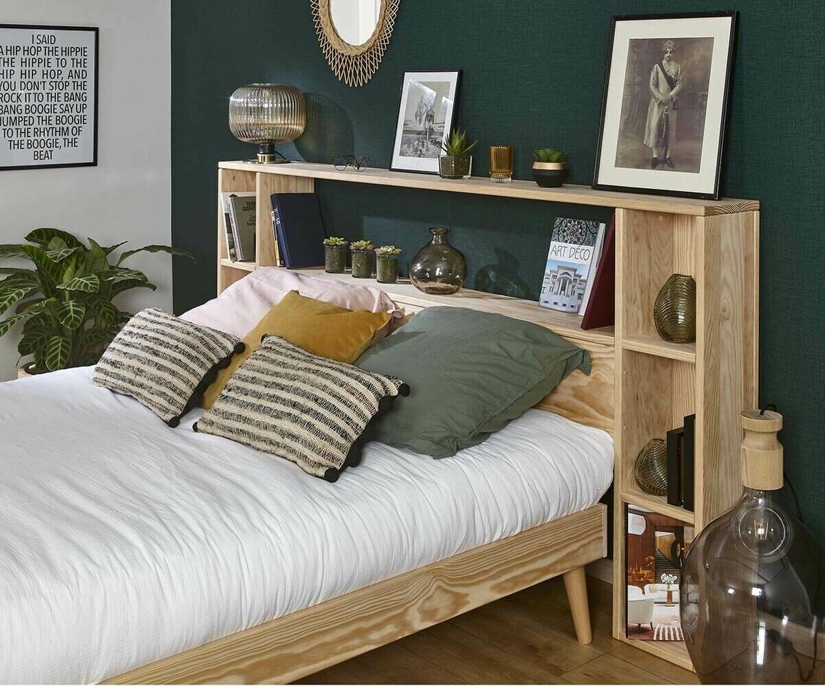 Ma Chambre d'Enfant Tête de lit enfant Pola Bois naturel 120 cm