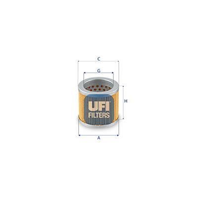 UFI Filters Filtre, système hydraulique de travail (Ref: 25.673.00)