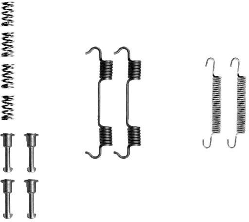 A.B.S. ALL BRAKE SYSTEMS BV. Kit d'accessoires pour mâchoire de frein à tambour pour OPEL: Calibra, Vectra & SAAB: 9-3, 9-5, 900 (Ref: 0480Q)