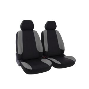 DBS Housse de siège universelle Kit avant : 2 sièges (avant) - Maille polyester et frappée Noir (Ref: 01012721)