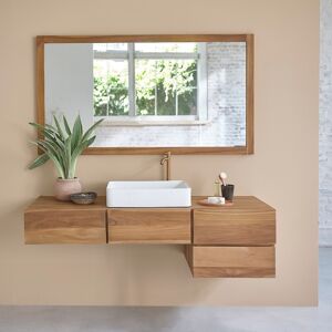 BOIS DESSUS BOIS DESSOUS Meuble de salle de bain en teck massif 145 cm