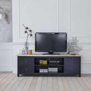 BOIS DESSUS BOIS DESSOUS Meuble TV en acajou massif et teck 180 cm